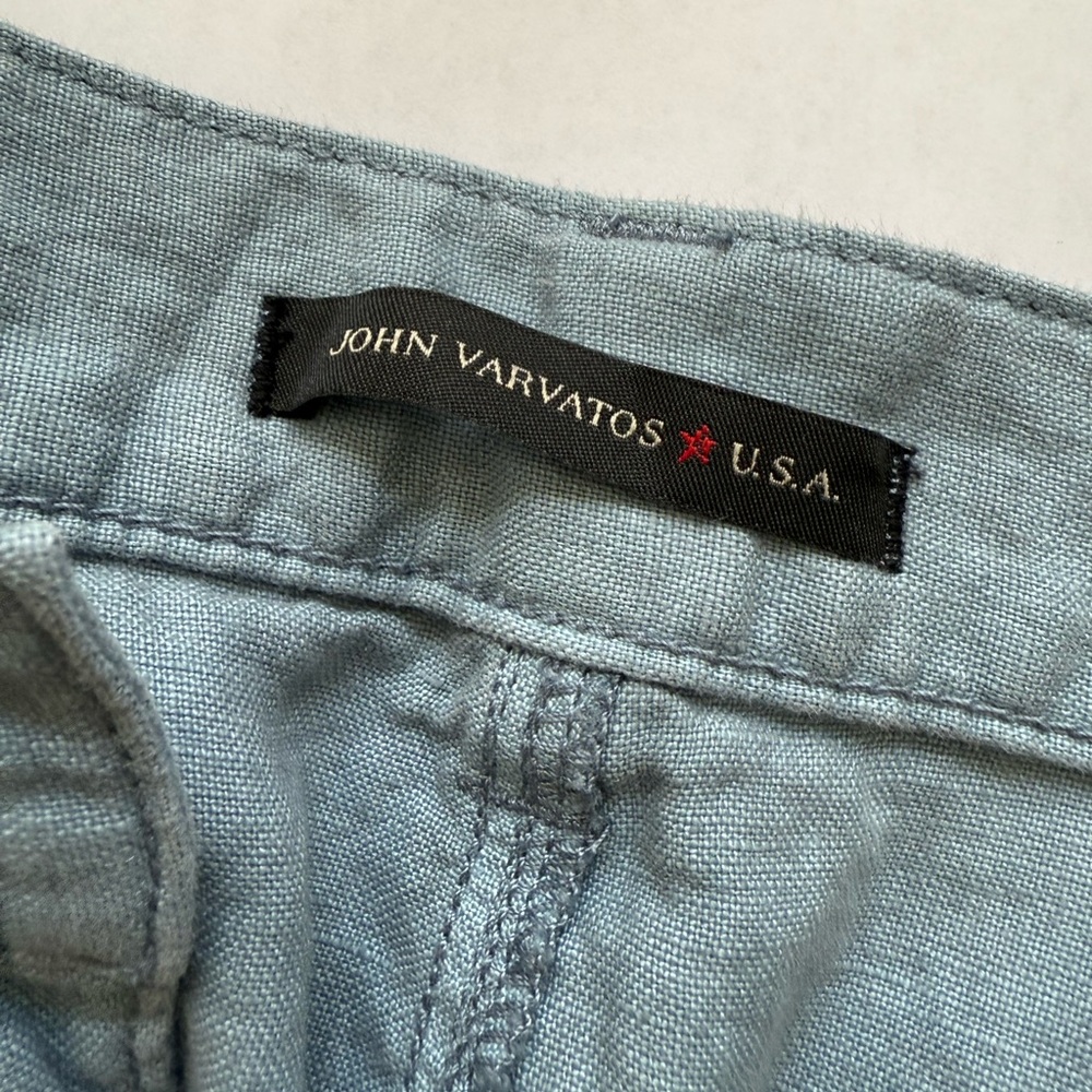 JOHN VARVATOS Linen shorts men’s size 38 new with tags - Picture 4 of 13
